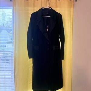Fashion Nova Elegant Black Trench Coat